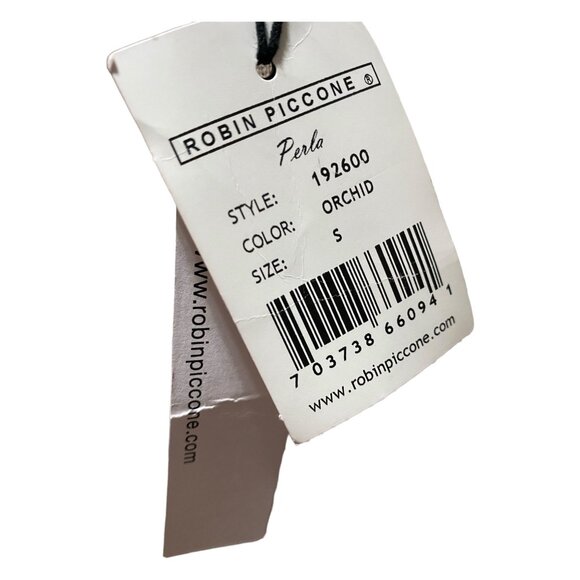 Robin Piccone Halter S Swimwear Top Cross-Back Orchid - Picture 8 of 9